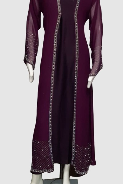 (MOQ 3 PCS) Hexagon Abaya