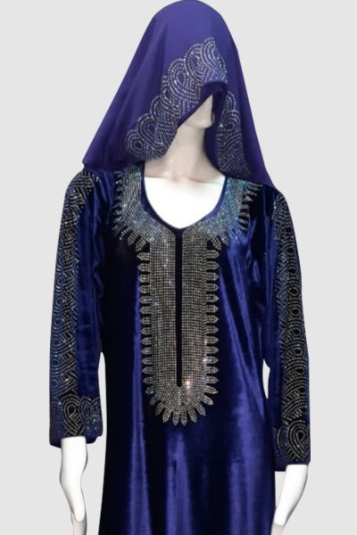 (MOQ 3 PCS) Azalea Crystal Abaya