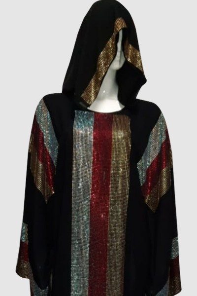 (MOQ 3 PCS) Farasha Beads Abaya