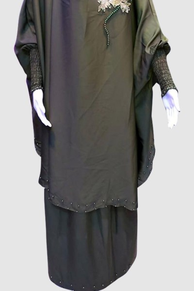 Flower Lace Islamic Pray Abaya