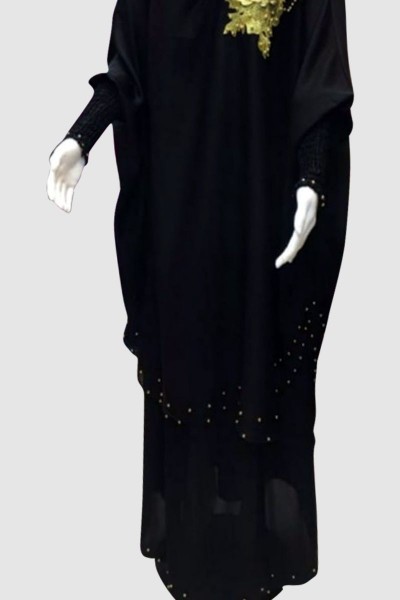 Modest Black Islamic Pray Abaya 