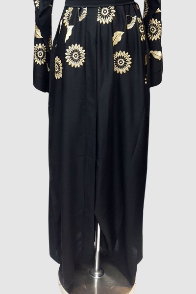 Floral Embroidery Abaya  