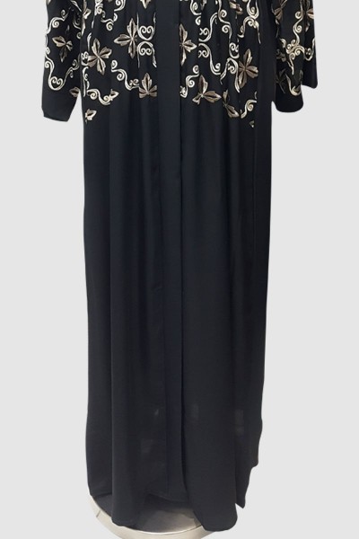 Modest Fancy Embroidery Abaya