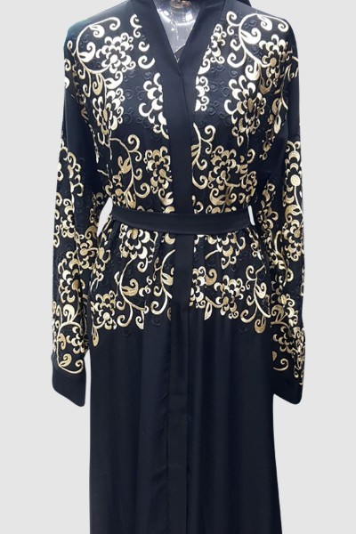 Trendy Embroidery Abaya 