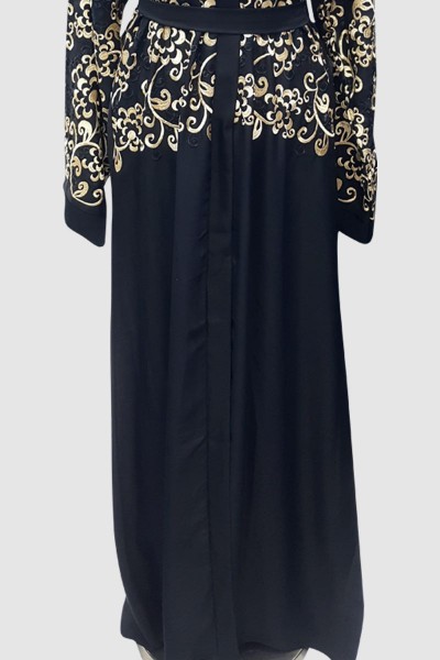 Trendy Embroidery Abaya 