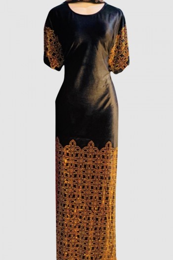 (MOQ 3 PCS) Chevron Abaya