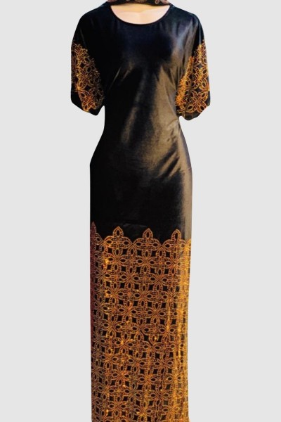 (MOQ 3 PCS) Chevron Abaya
