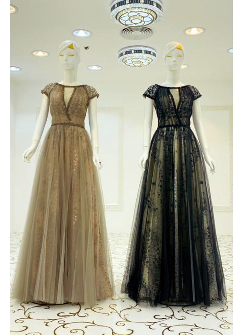 Floor Length Gown (3 Pieces Set)