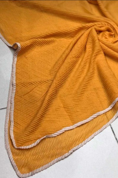 (Dozen Set) Plain Pleated Scarf