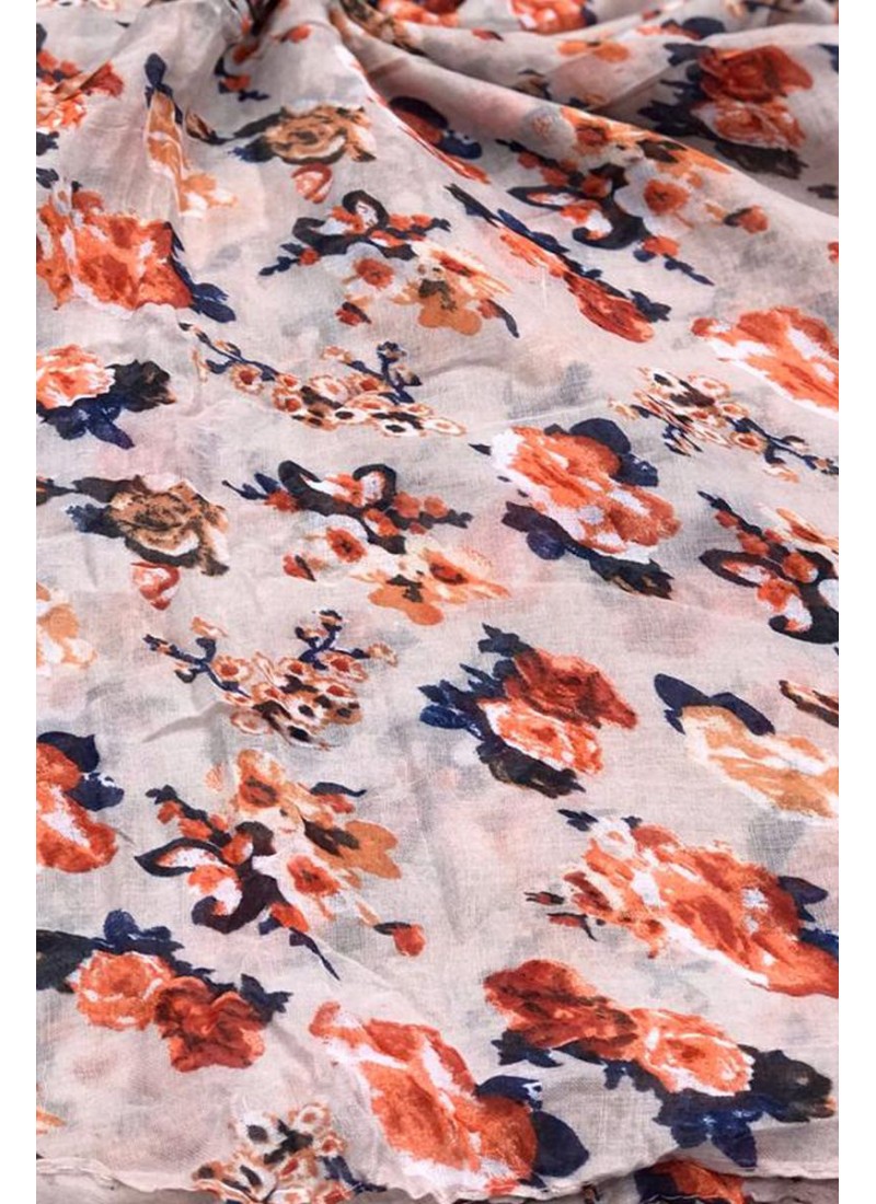 (Dozen Set) Floral Printed Scarf