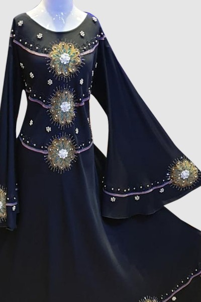 Formal Fancy Abaya (6 Pieces Set)