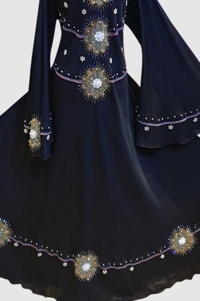 Formal Fancy Abaya (6 Pieces Set)