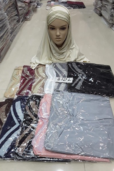 (Dozen Set) Glitters Hijabs