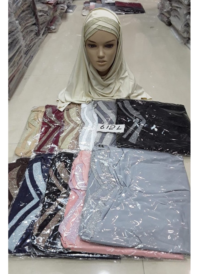 (Dozen Set) Glitters Hijabs