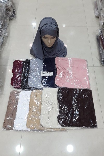 (Dozen Set) Double Layer Hijabs