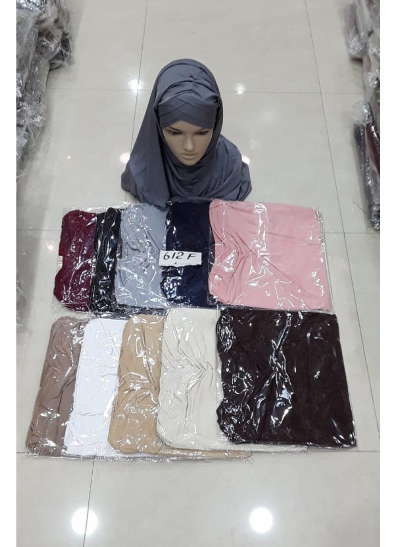 (Dozen Set) Double Layer Hijabs