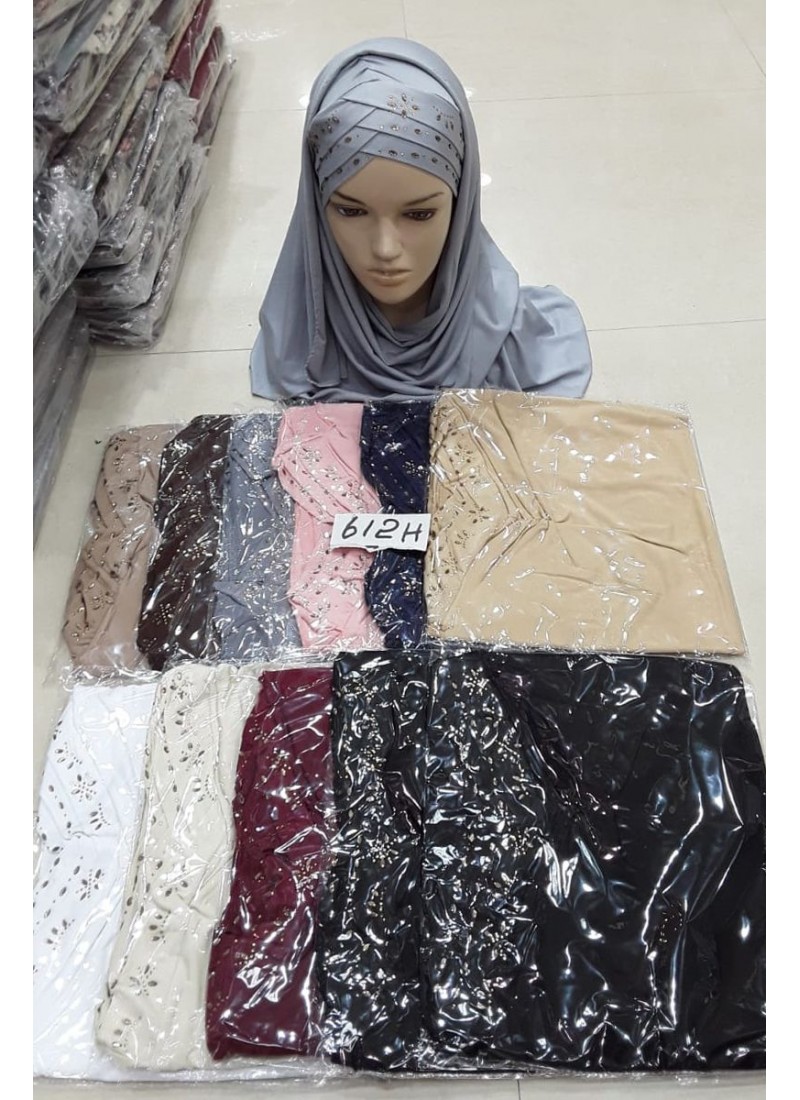 (Dozen Set) Stone Viscose Hijabs 