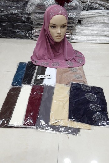 (Dozen Set) Stone Stylish Hijabs 