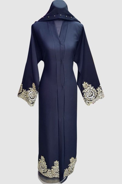 Classy Fancy Lace Abaya 