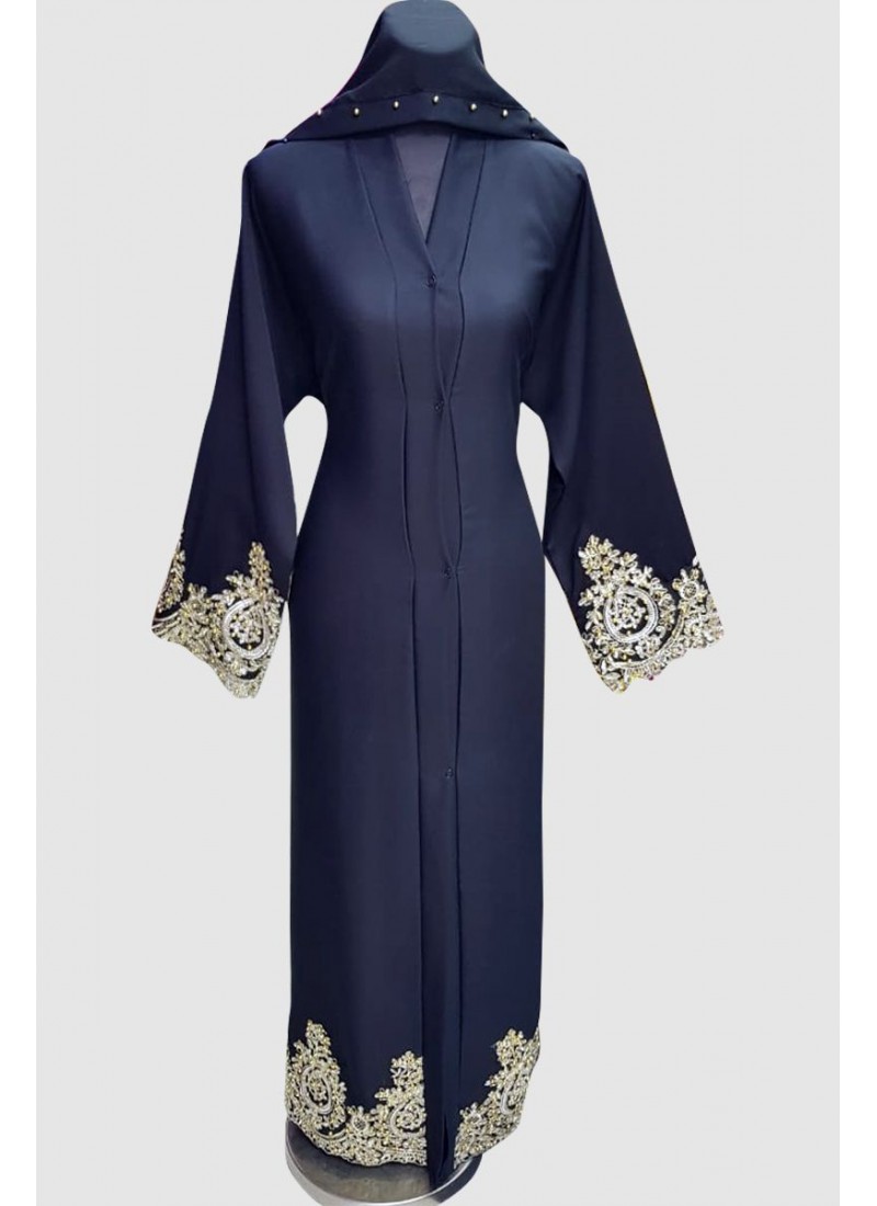 Classy Fancy Lace Abaya 