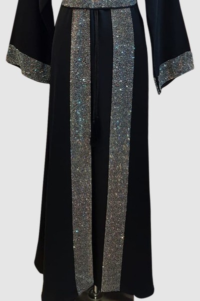 Modest Crystal Abaya 