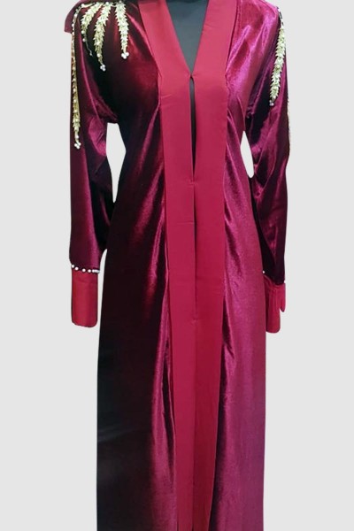 Modest Classy Velvet Abaya 