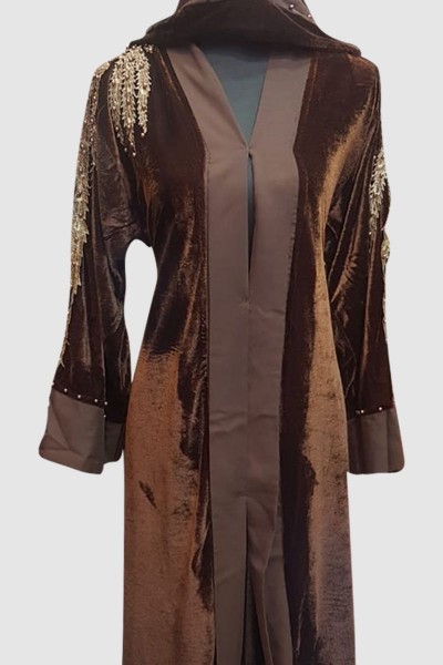 Velvet Pearl Designer Abaya 