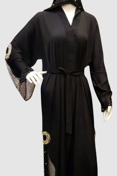 Classy Crystal Fancy Abaya 