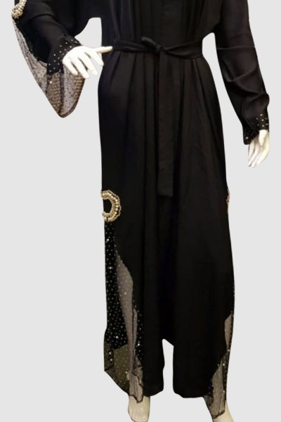 Classy Crystal Fancy Abaya 