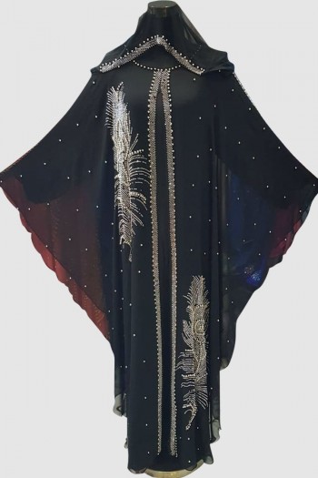 Classy Crystal Fancy Abaya 