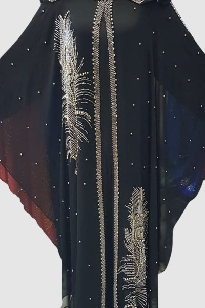 Classy Crystal Fancy Abaya 