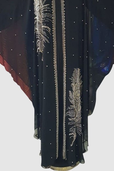 Classy Crystal Fancy Abaya 