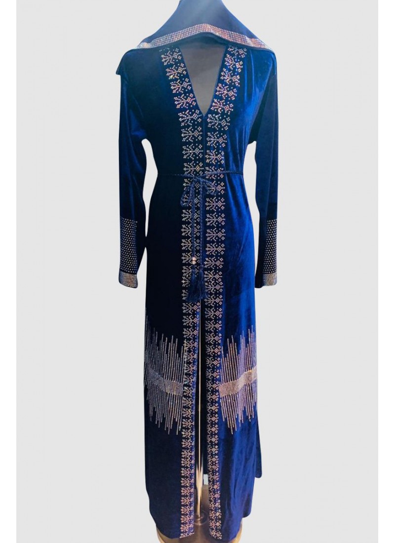 Fancy Modern Crystal Abaya