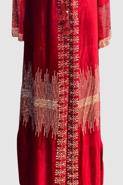 Modern Designer Crystal Abaya