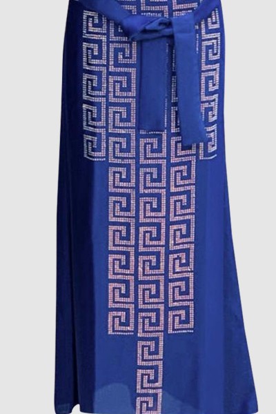 Short Sleeve Fancy Abaya