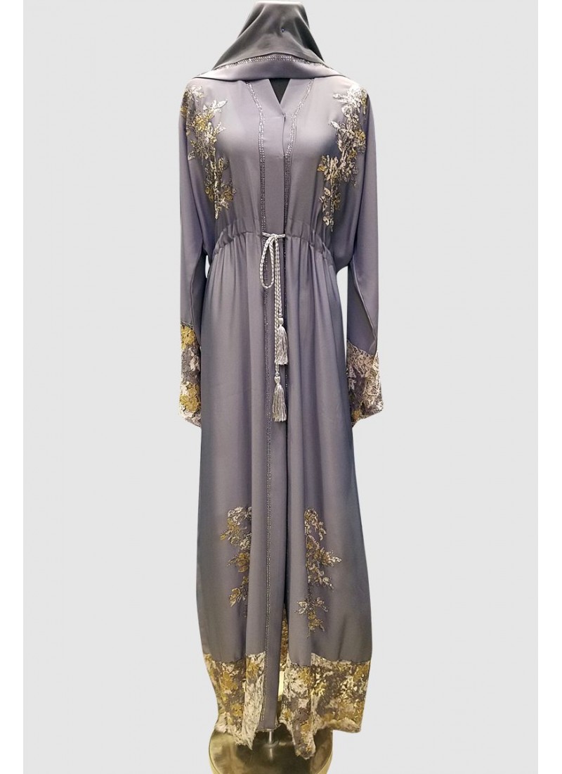 Flower Patch Designer Abaya 