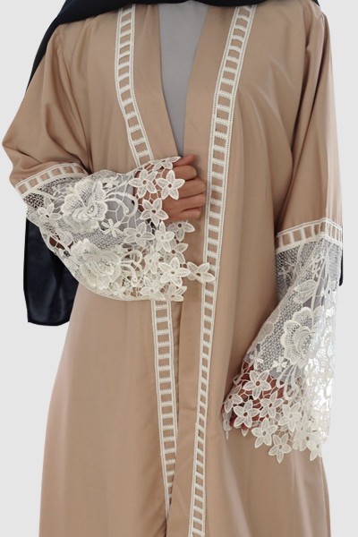 Net Lace Abaya Free Shipping