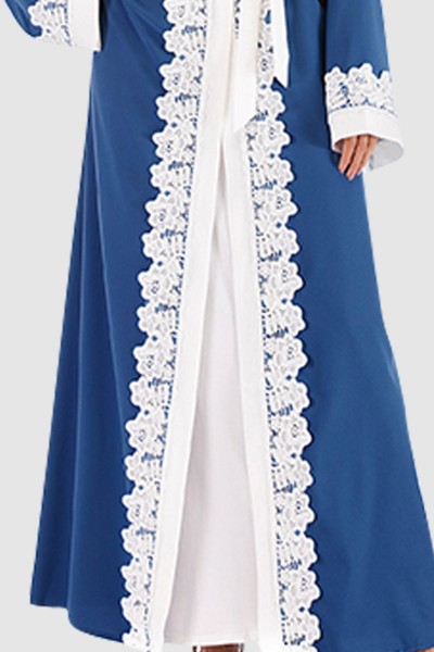 Floral Lace Abaya Free Shipping