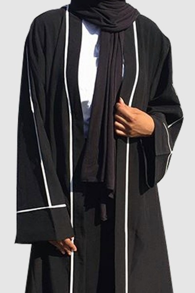 Black Stylish Abaya Free Shipping