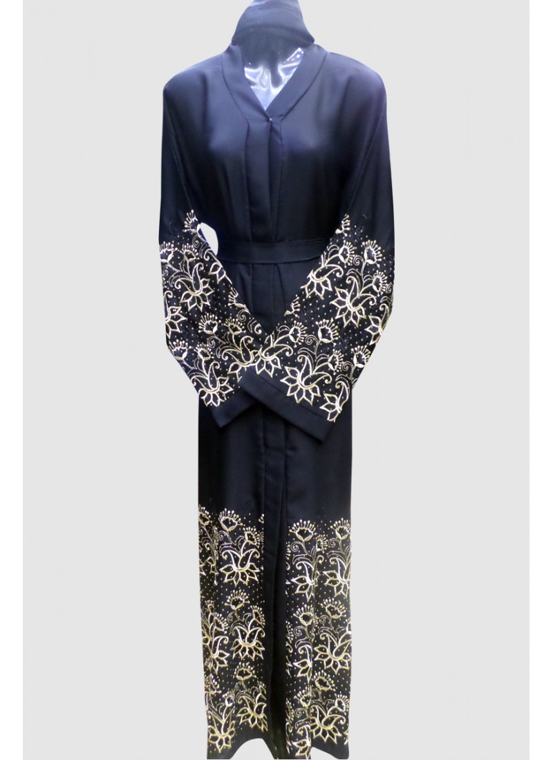 Floral Abaya Free Shipping