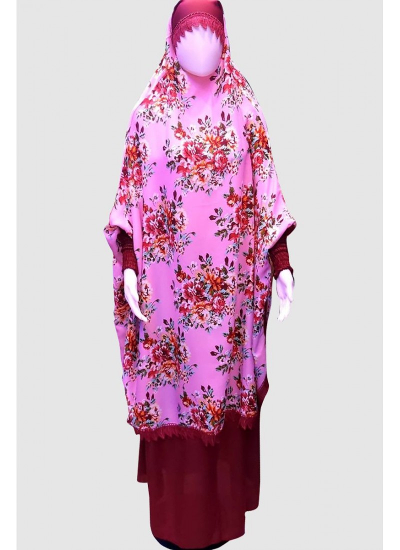 Classy Print Jilbab (6 Pieces Set)