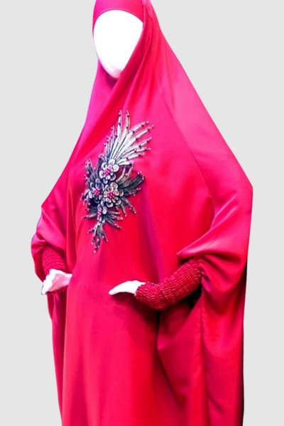 Rose Islamic Jilbab (6 Pieces Set)