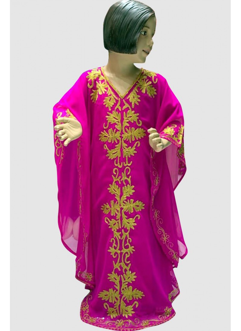 A'mina Embroidery Kid's Kaftan