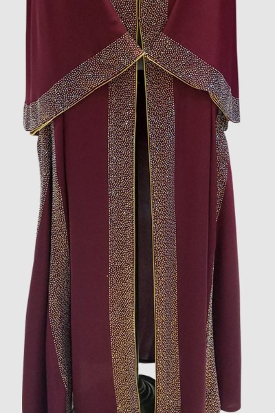 Crystal Fransic Sleeve Abaya