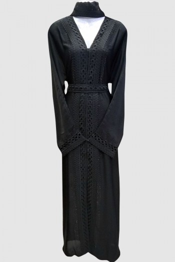 Elegance Black Abaya