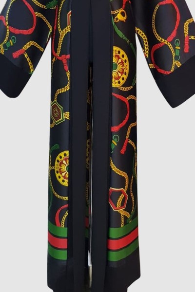 Anoosh Stunning Print Abaya 