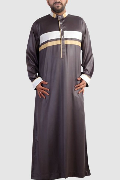 (MOQ 3 PCS) Raed Men's Thobe