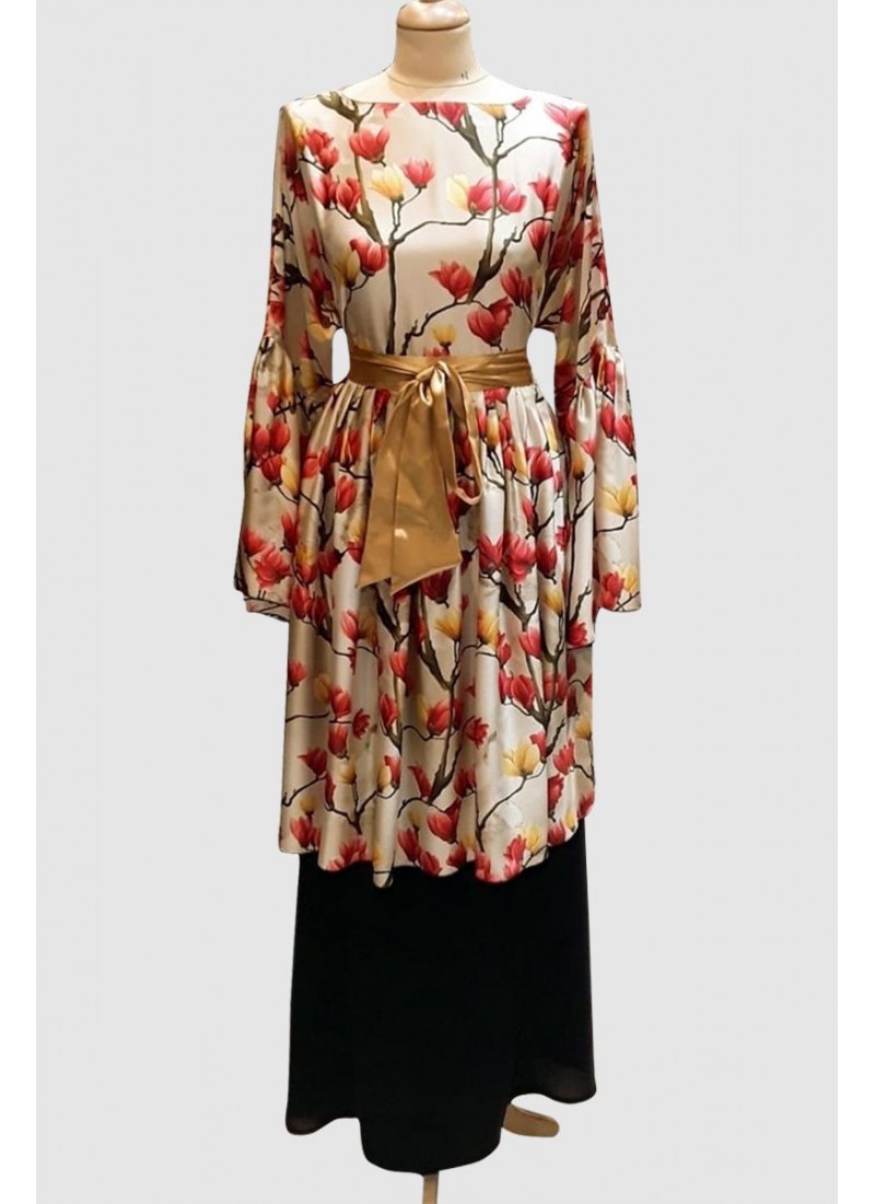 Fancy Printed Abaya