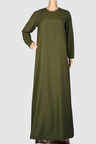 Front Close Plain Abaya