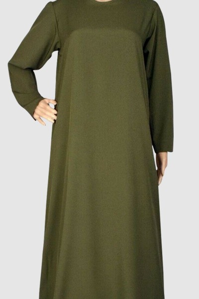 Front Close Plain Abaya